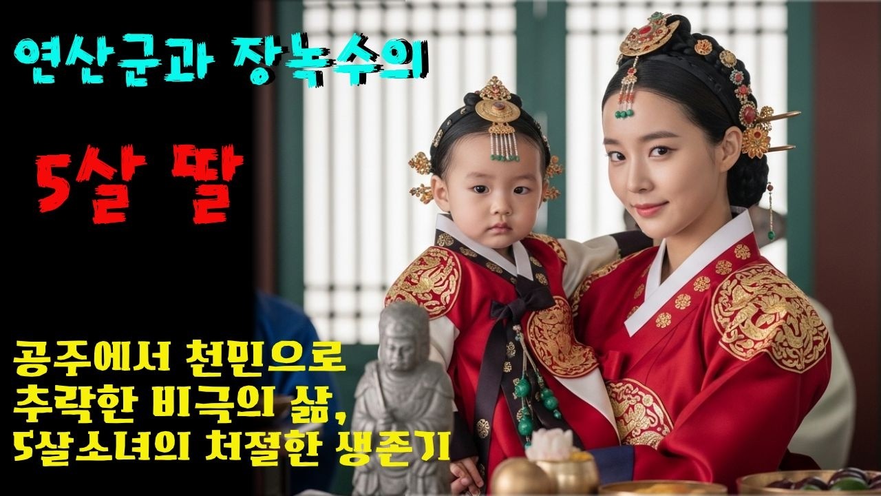 [실화] 연산군과 장녹수의 유일한 딸, 장녹수가 죽은 뒤 5살의 그녀는 어떻게 살았을까