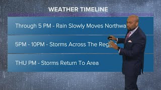 Break from rain for now but Flash Flood Watch continues
