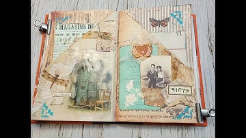 Altered book journal part 2
