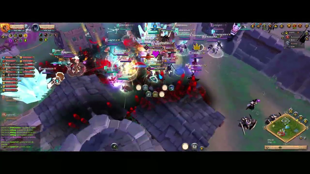 ZAMURAI VS ULTIMO REINO - ALBION ONLINE ZVZ (DEFENSA DE TERRITORIO