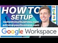 How to set up google workspace business emails  google workspace tutorial 2023