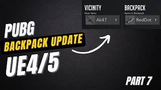 UE4 Pubg in Unreal Engine 4 || Part 7 || Update Backpack Item || Betide English || UE5