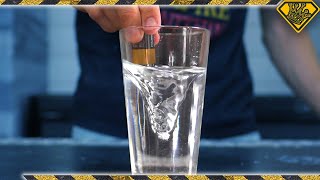 Creating a Vortex With Water and a 9V Battery