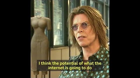 David Bowie Talks About the Internet (1999)