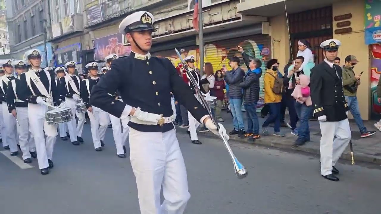 Marcha Penachos Rojos, Escuela Naval 21 de Mayo 2024