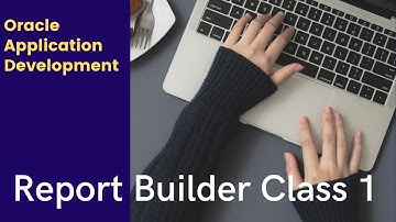 Oracle Report Builder Class 1 by Sir Sohail.