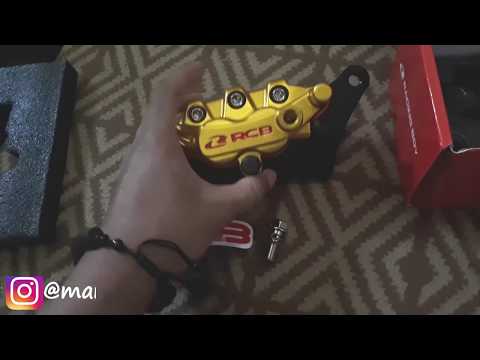Vlog: Unboxing kaliper depan RCB 2 piston Yamaha Aerox