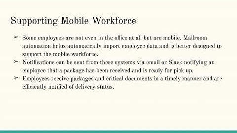 Mailroom Automation Software  - 3 Ways