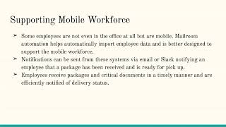 Mailroom Automation Software  - 3 Ways