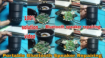 How to portable bluetooth speaker repairing battery and charging problem solution video#vikastech