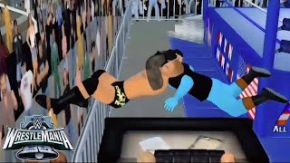 Randy Orton RKO IShowSpeed onto the announce table: Wrestlemania XL Highlights (Wrestling Empire)