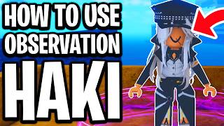 How to Use Observation Haki in Sailor Piece Roblox - Full Guide