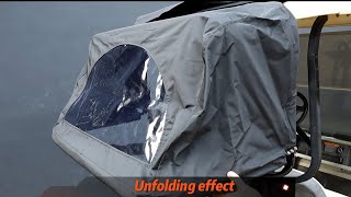 Universal Golf Cart Rear Bag Rain Cover Kit Installation Guide​