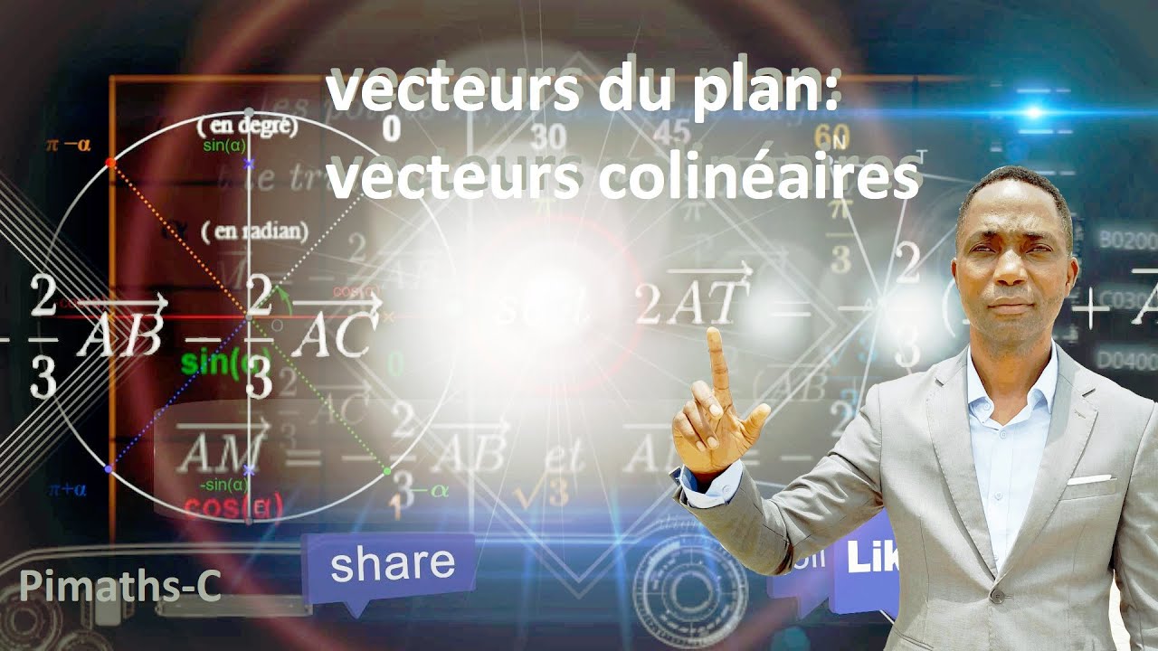 Vecteurs du plan: vecteurs colinéaires ( 2 )