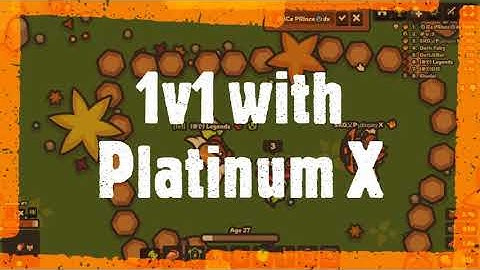 1v1 with @Platinum X and other player in Taming.io || Collab with @Platinum X || Legendz_plazzz