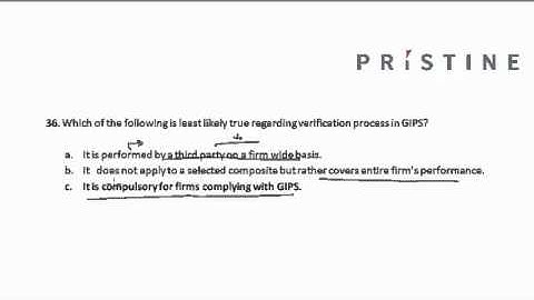 CFA Tutorial: Ethics (Verification Process of GIPS:Global Investment Professional Standard )