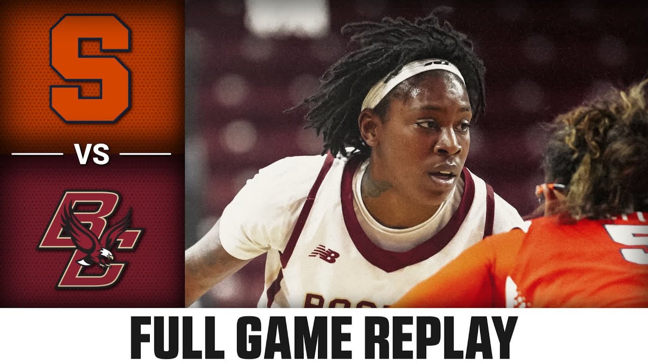 Syracuse vs. Boston College Full Game Replay | 2025-26 ACC Women's Basketball