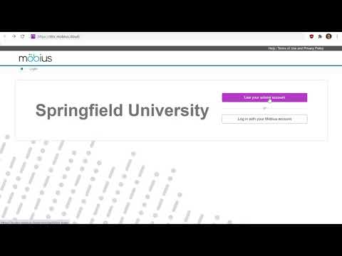 Log in using SSO | Möbius Video Guides by DigitalEd