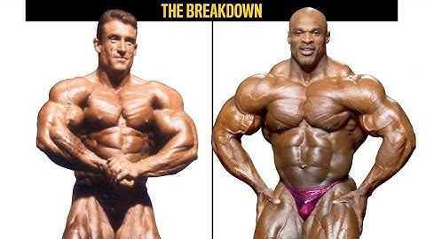 1993 "Dorian Yates" V.S 1998 "Ronnie Coleman" In The Ultimate Mr Olympia Matchup!!