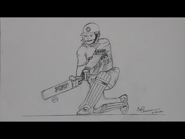 Parmendra Singh on LinkedIn: Just to say best of luck to Cricket team  India, painted my fevorite player…