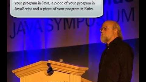 James Gosling Says He Does Not Care About Java