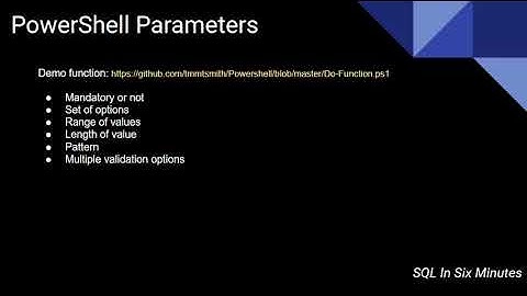PowerShell: Multiple Validations For A Parameter