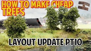Making Trees from Seafoam - OO Scale DCC Layout Build Update Pt10 - Diesel locos running