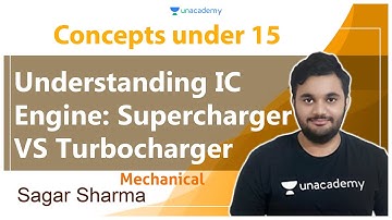 Concepts under 15 |  IC Engine: Supercharger VS Turbocharger | Mech. | Sagar Sharma