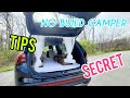 Seriously useful car camping tips for beginner campers  easy no build suv camper setup