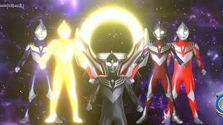 gabungin semua form ultraman tiga di game orb ring 1. 3
