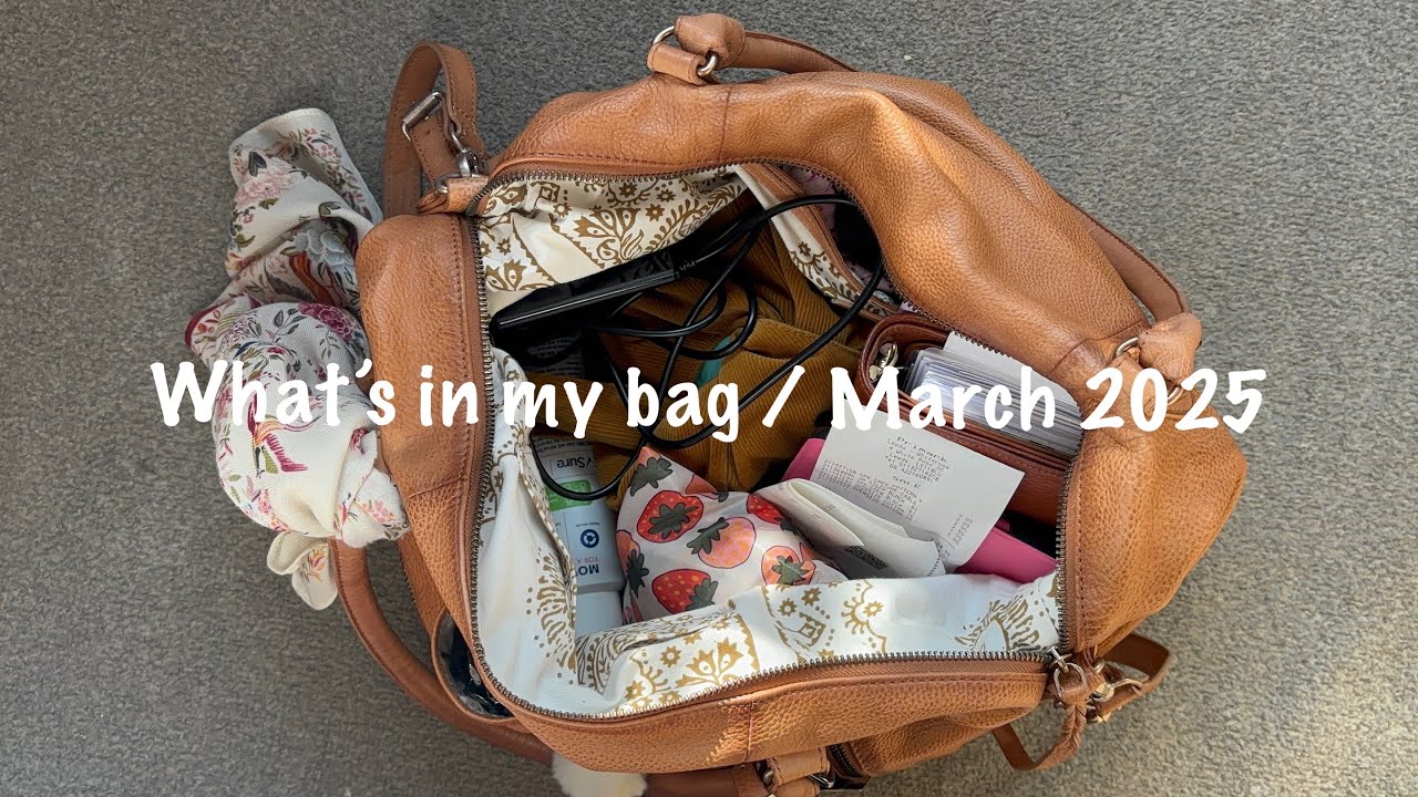 Что в моей сумке-шоппер Emerson Free People/ Март 2025 // Розовый ежедневник для девочек