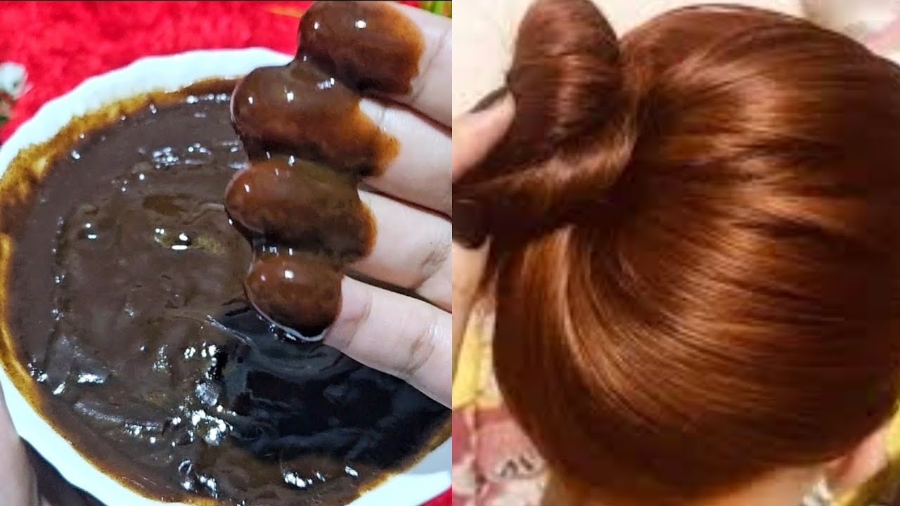 أنجح وصفة ‼️لصبغ الشعر ‼️باللون البني في 10دقائق‼️في البيت‼️ بدون كيماويات ‼️