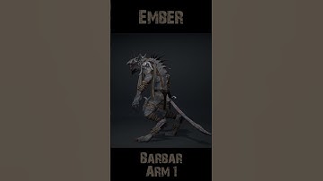 Ember Barbar Arm1 360 #character #rogerkint #3d #animation #gaming #unity #unreal #ember