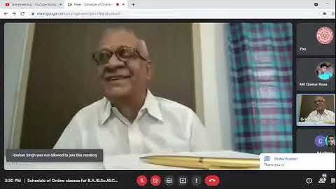 LNMU Part 3 online class June 26, 2021 || LNMU DARBHANGA G.E.S online class
