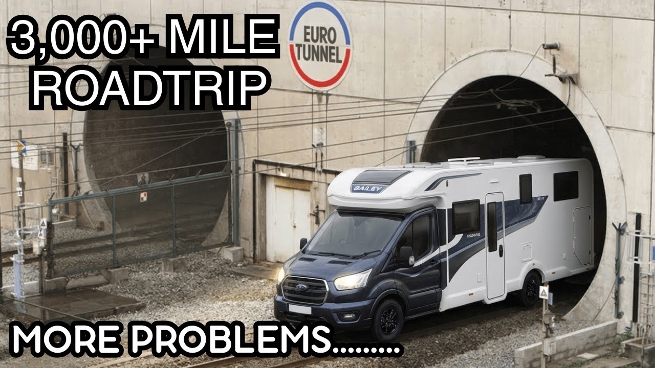 We're Driving our Motorhome from the UK 🇬🇧 to Lanzarote 🇮🇨 , Part 1 UK & France 🇫🇷 