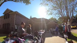 GARAGE SALE - THEY JUST DROP THIS STUFF OFF AND LEAVE!