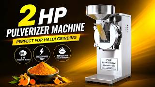 Small Business Start Karna Hai?? 2 HP Haldi Grinder Machine Review | Heavy Duty Pulverizer ₹19,500/-