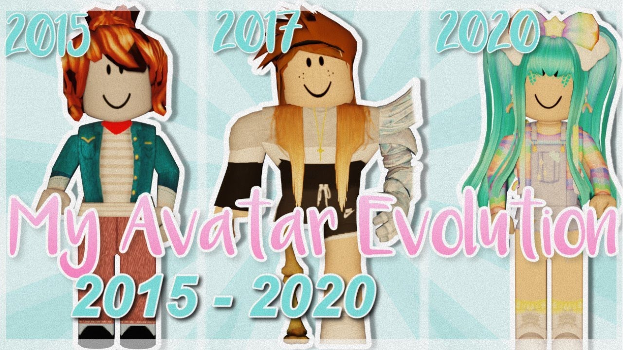 My Roblox Avatar Evolution Youtube