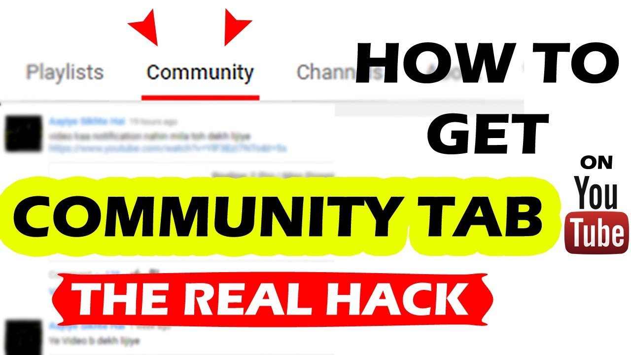 How to Enable The Community Tab on Your YouTube Channel ...