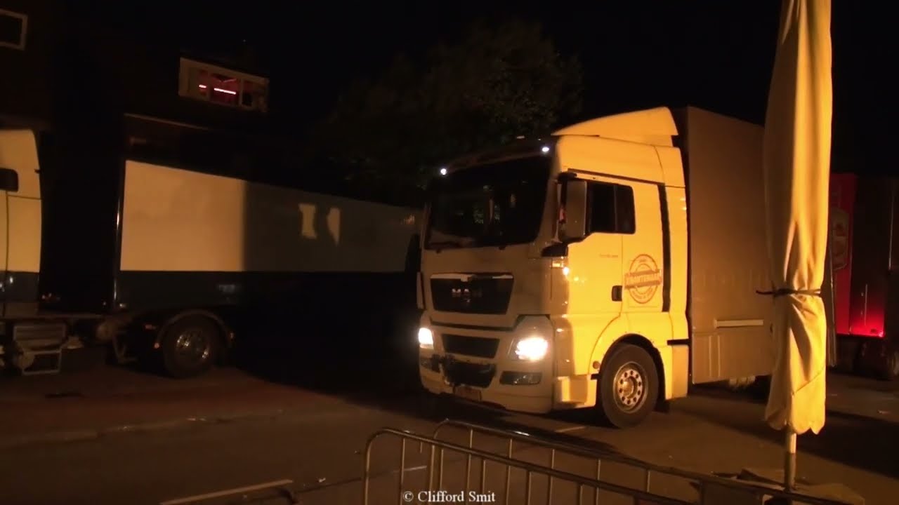 Kermis Haarlem 2023 Afbouw en Transport Zaanenlaan  Deel 1