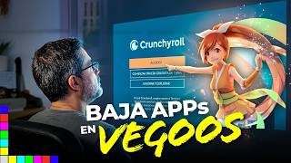 Cómo descargar APPs como Crunchyroll y compartir la pantalla de tu teléfono en el Proyector VEGOOS