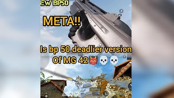 is #bp50 deadlier version of #mg42 ?? #callofdutymobile #codmobile #callofduty #codm