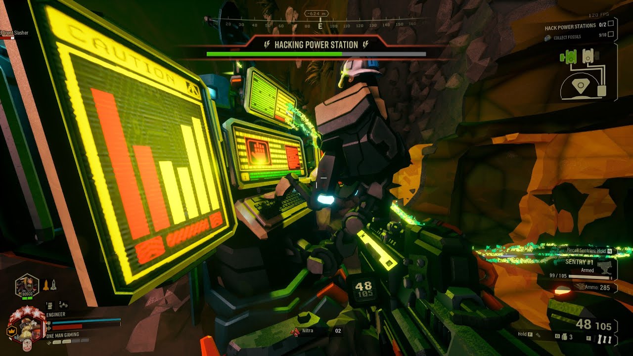 Deep Rock Galactic S01 - Haz5 NEW MISSION INDUSTRIAL SABOTAGE (Fungus Bogs) ENGINEER - SOLO