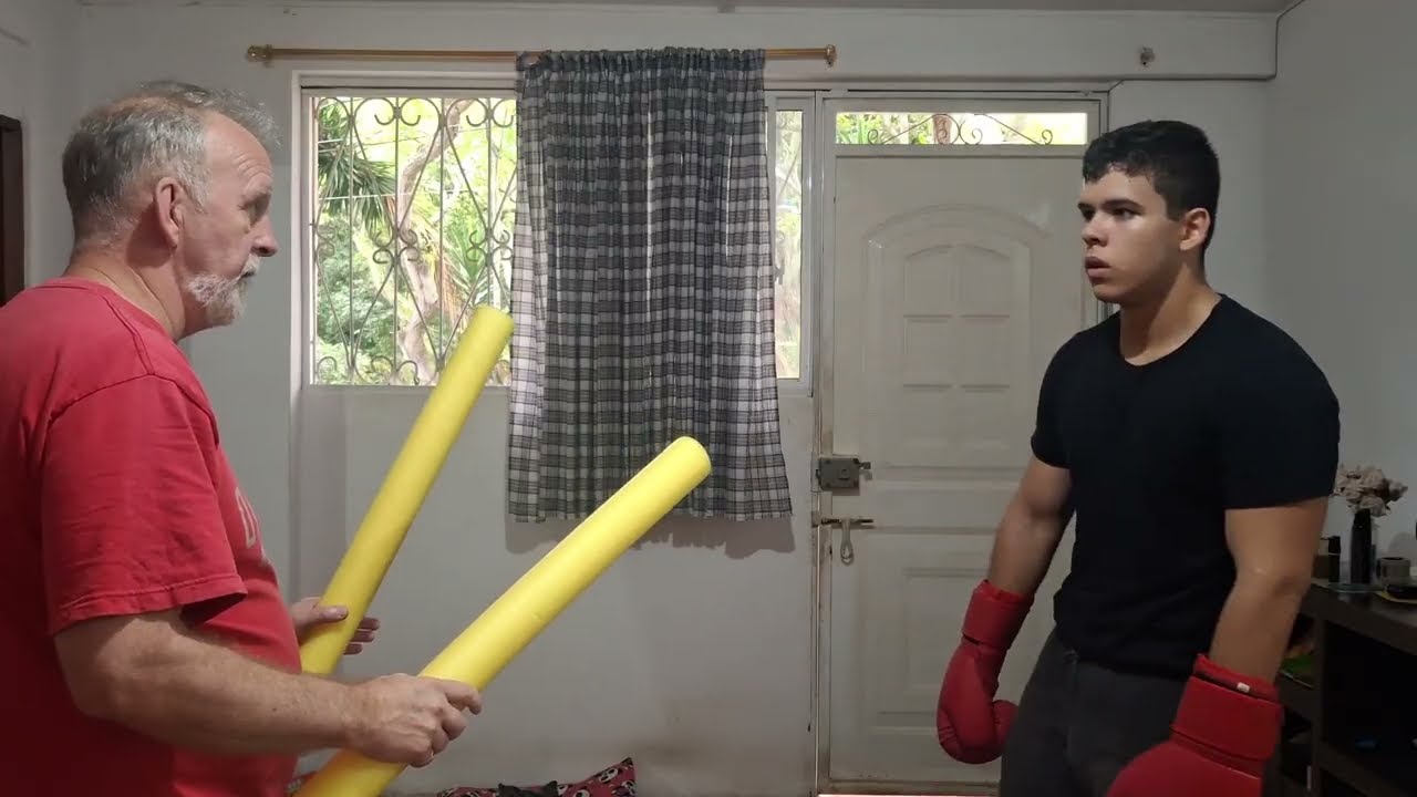 Boxing workout 02-02-26 pushups, burpees, padwork, noodlework, reflexbag work, squats