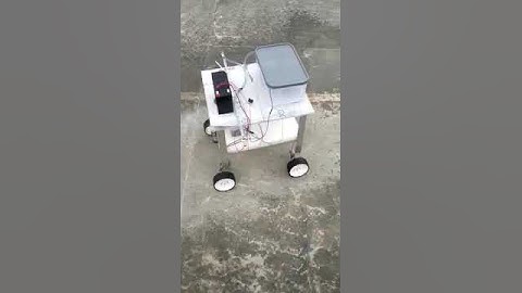 Esp32 cam spraying robot using blynk iot