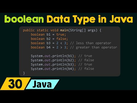 Video: Moet boolean in Java met een hoofdletter worden geschreven?