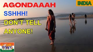 Agonda: I Love You. The Best Beach in South Goa, India. Don't Tell Anyone!