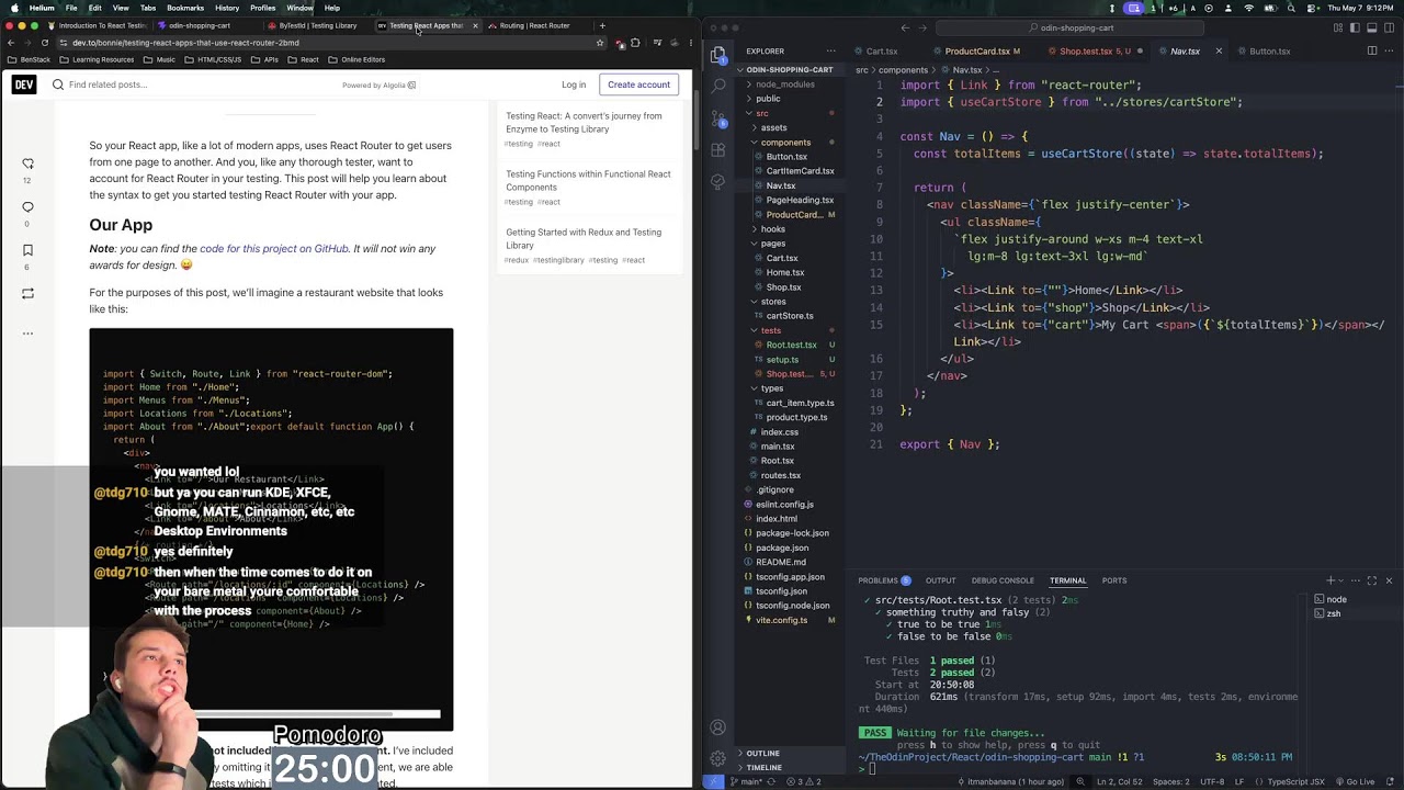 Day 78 learning web dev to make cool stuff | study, code, hangout - YouTube