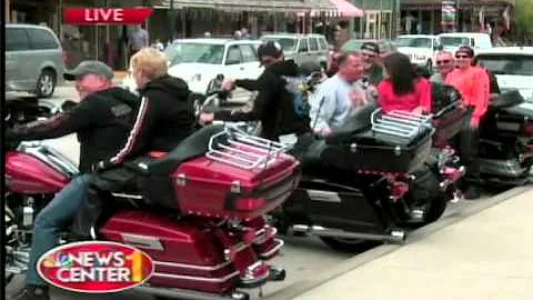 NC1 Anna Zook with Motorcyclists in Hill City