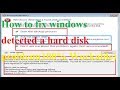 how to fix windows detected a hard disk problem(100% Workable)|detected a hard disk problem 2016